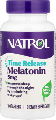Natrol Time Release Melatonin 5mg - 100 Tablets