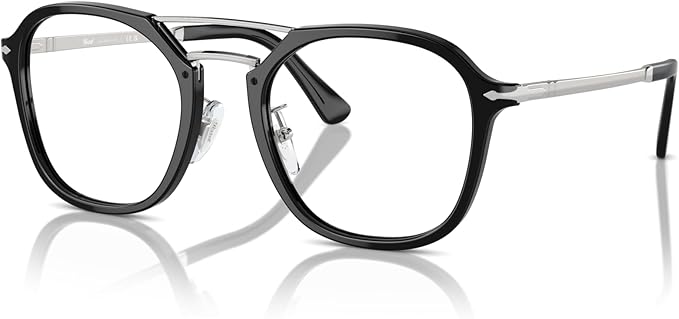 Persol Unisex Adult PO3352V Eyewear Frames - Black, 51/22/145