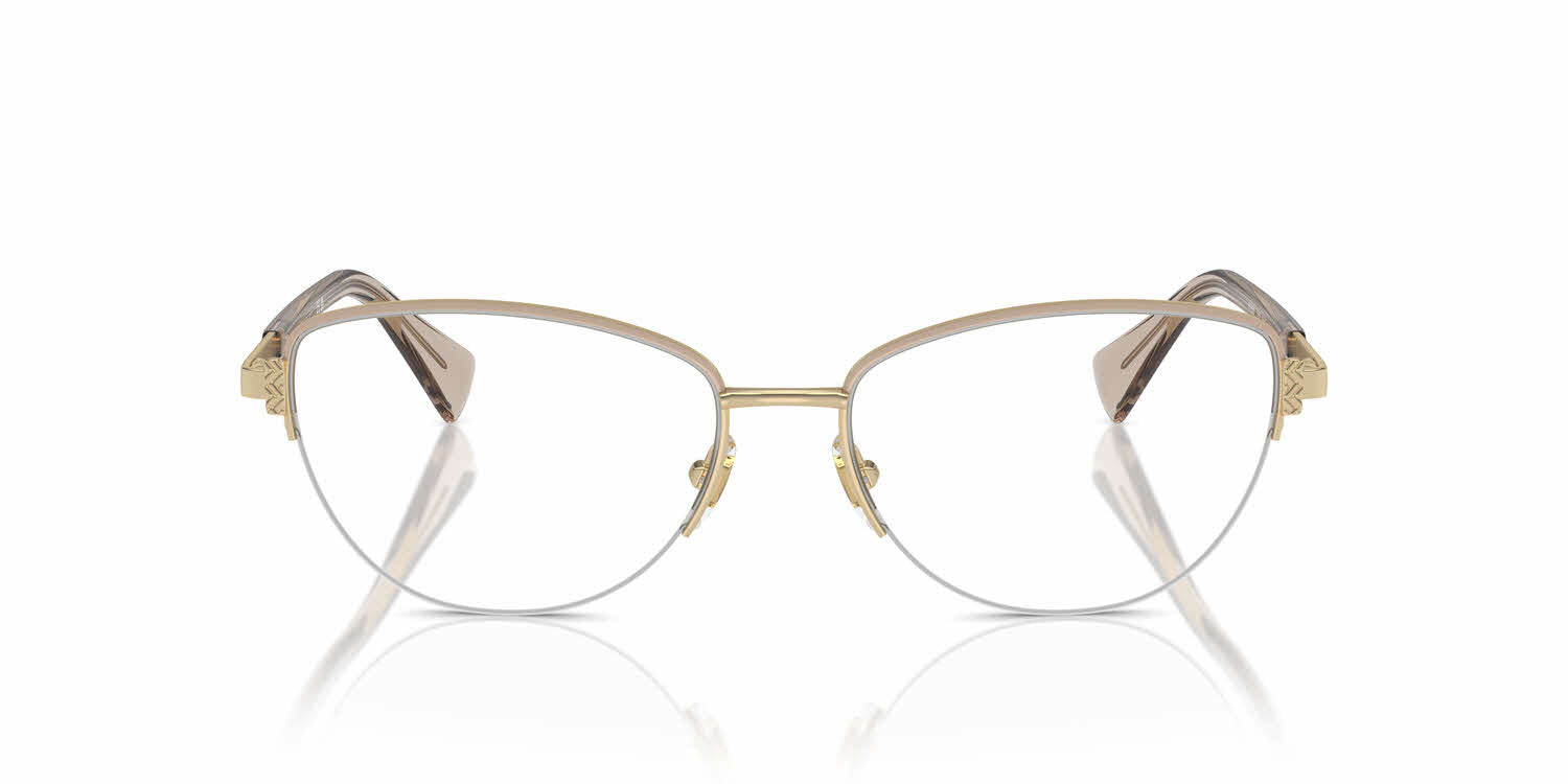 Ralph by Ralph Lauren Women's RA6059 9116 Eyewear Frames - Shiny Pale Gold, 56/16/145