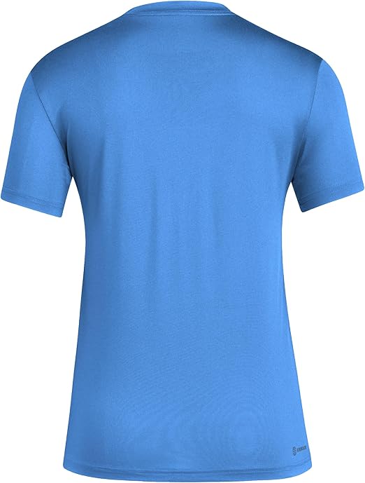 adidas Men's Charlotte FC Tech Long-Sleeve T-Shirt - Sharp Blue, Size Large