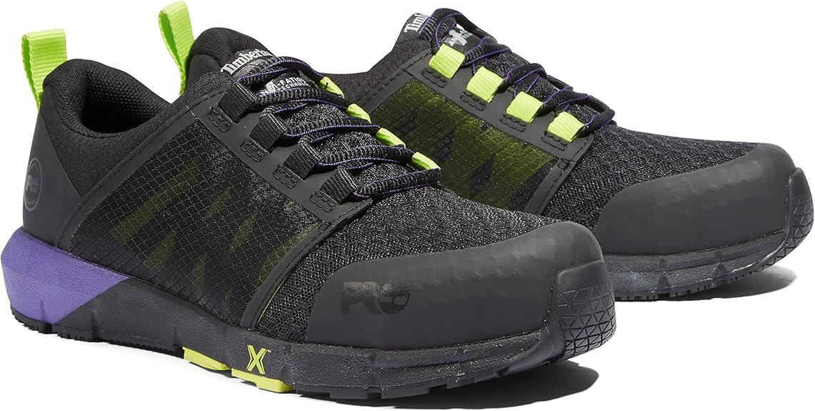 Timberland Pro Women's Radius Composite Safety Toe Work Shoe, Black - Size 8.5 W