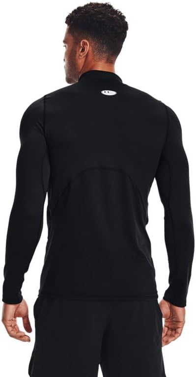 Under Armour Men's ColdGear Armour Fitted Mock - Black, Size Medium
