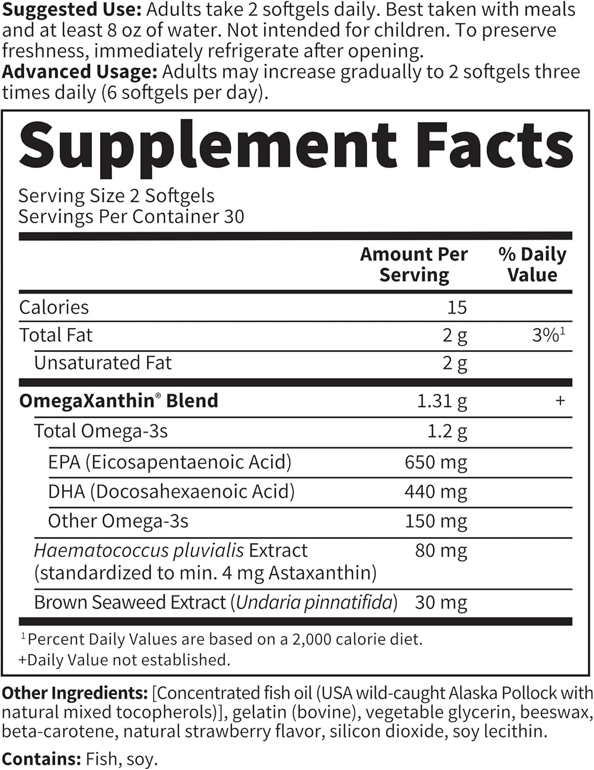 Garden of Life Oceans 3 Beyond Omega-3 Softgels - 60 Ct