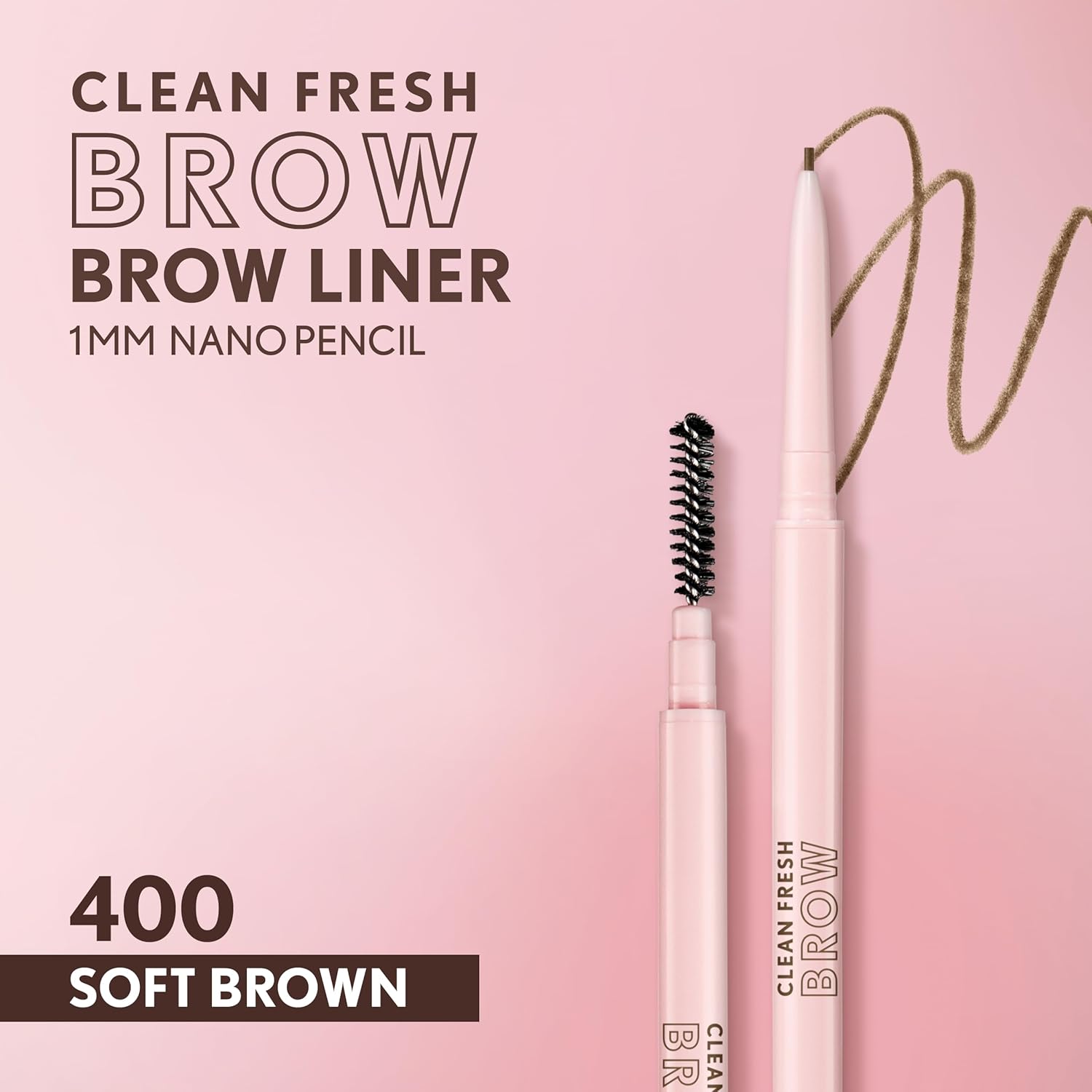 CoverGirl Clean Fresh Brow Nano Eyebrow Pencil - 400 Soft Brown