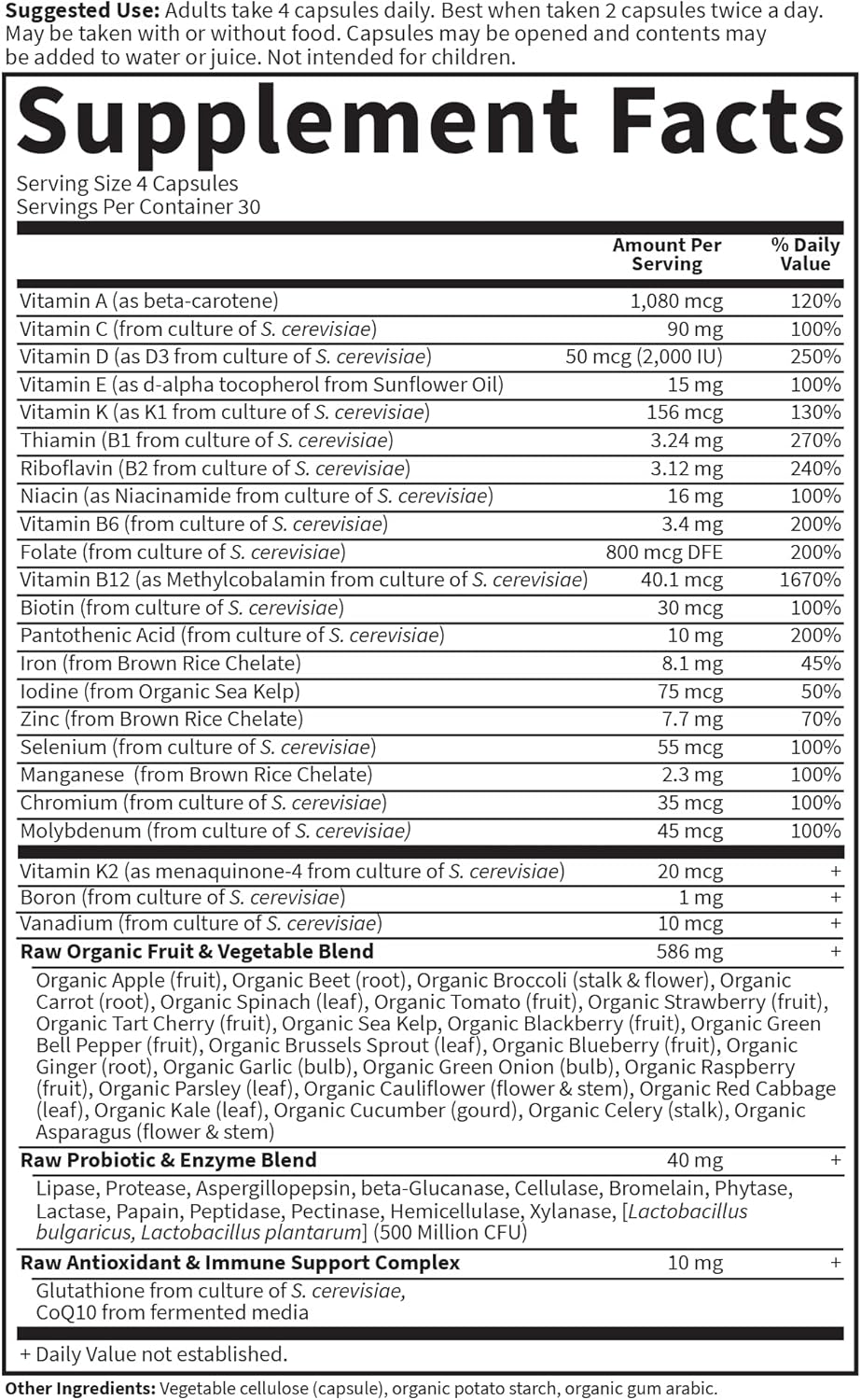 Garden of Life Vitamin Code Women's Multivitamin - 120 Capsules