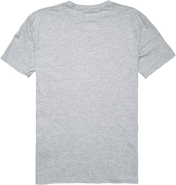 Rapiddominance Crew Neck Distressed USA T-Shirt - Heather Gray, Size M