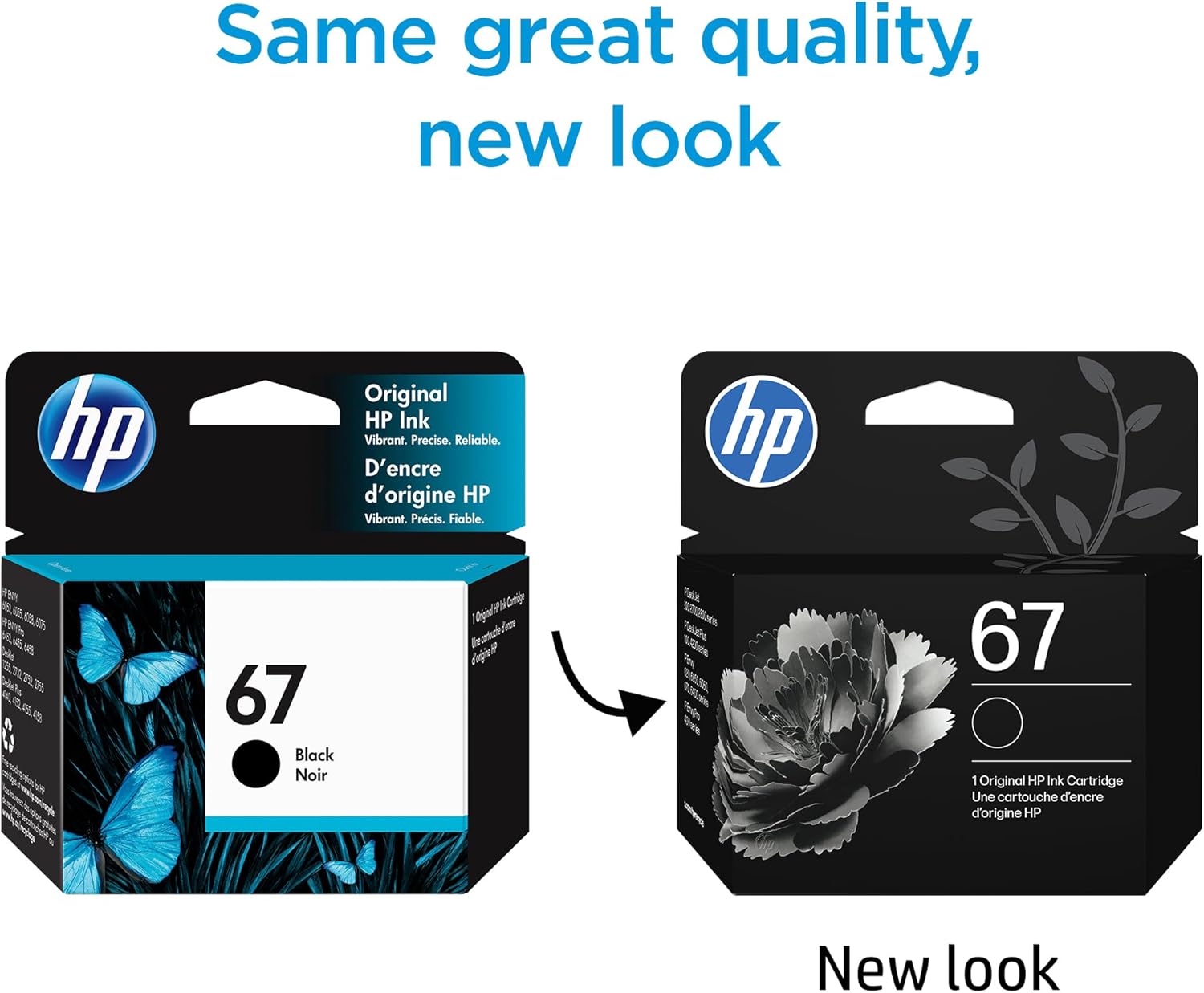 HP 67 Black Ink Cartridge - Standard Yield