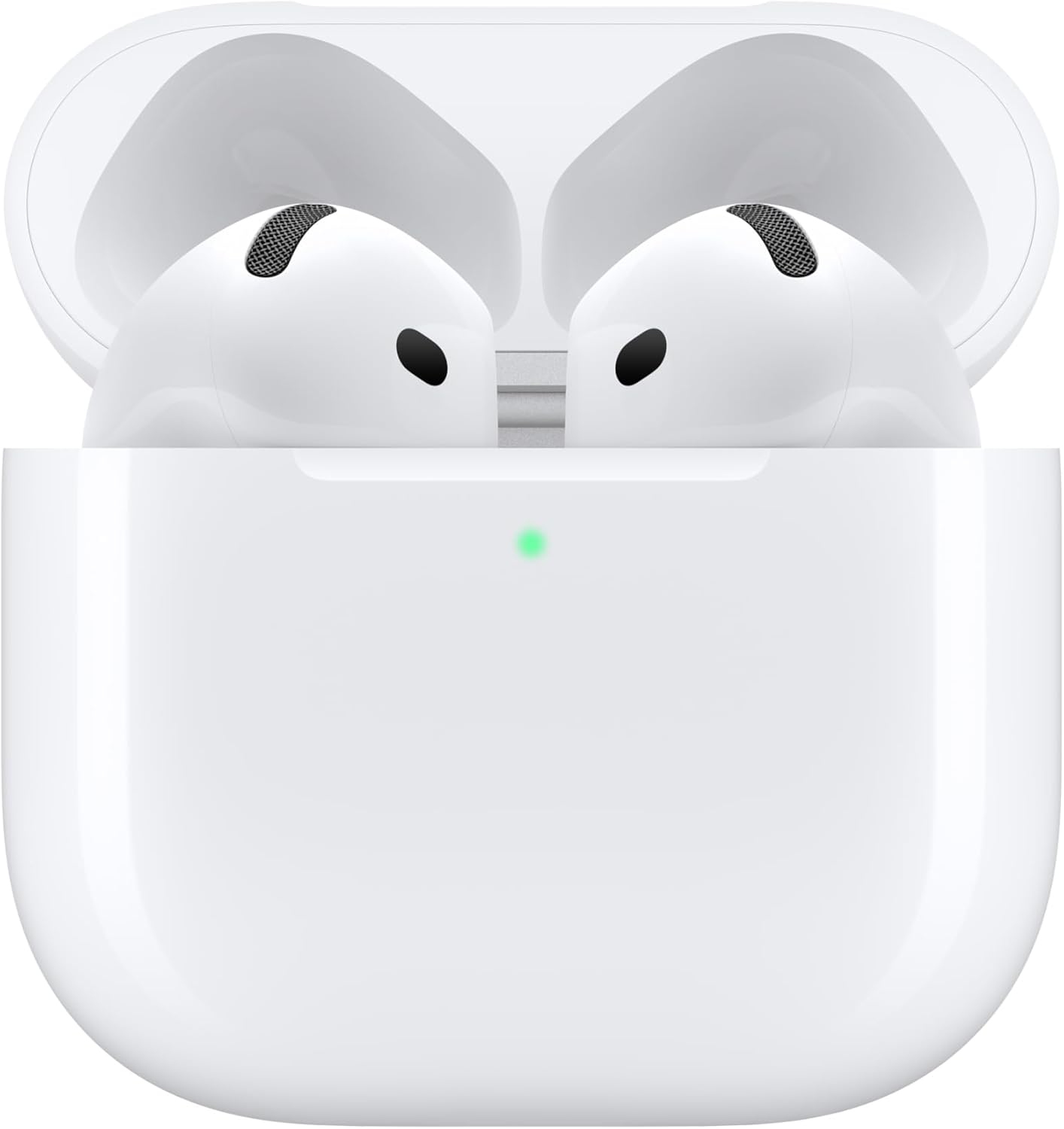 Apple AirPods 4 Wireless Earbuds, USB-C Charging Case, White (MXP63LL/A)