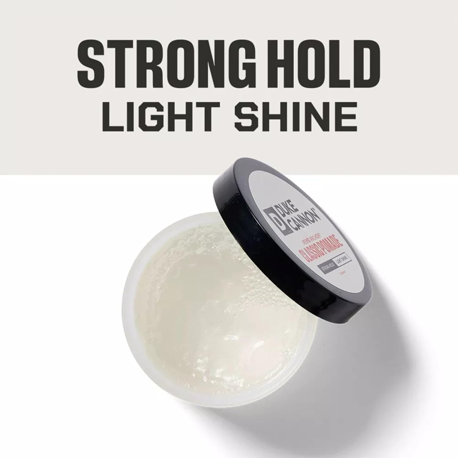 Duke Cannon Supply Co. Men's News Anchor Classic Hair Pomade - Strong Hold Light Shine - 4.6oz