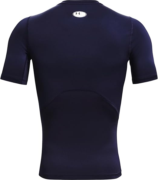 Under Armour Men's HeatGear Compression Short Sleeve T-Shirt - Midnight Navy, Size XL