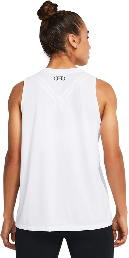 Under Armour Women's Tech Tank Top - White, Size Small