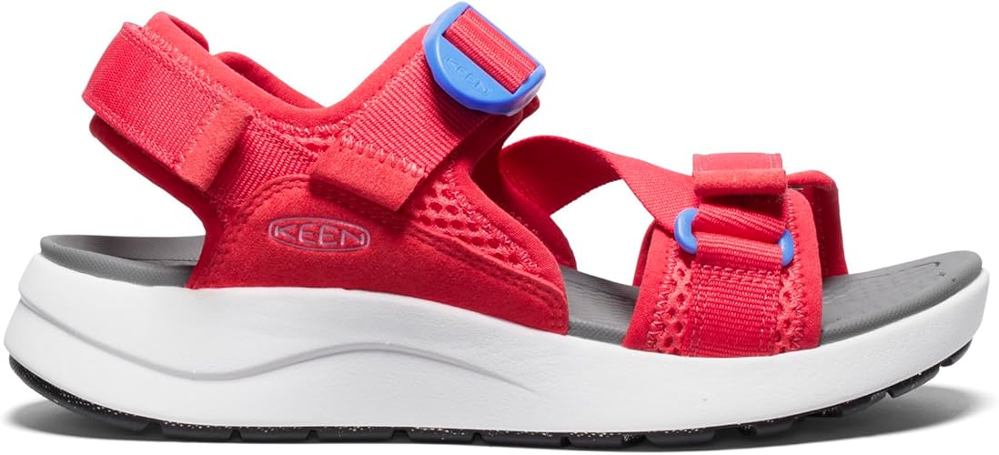 KEEN Women's Elle Sport Backstrap Shoes - Cayenne/Marina, Size 5.5