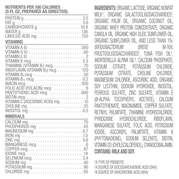 Happy Baby A2 Organic Infant Formula Powder, Stage 1 - 22.9 oz