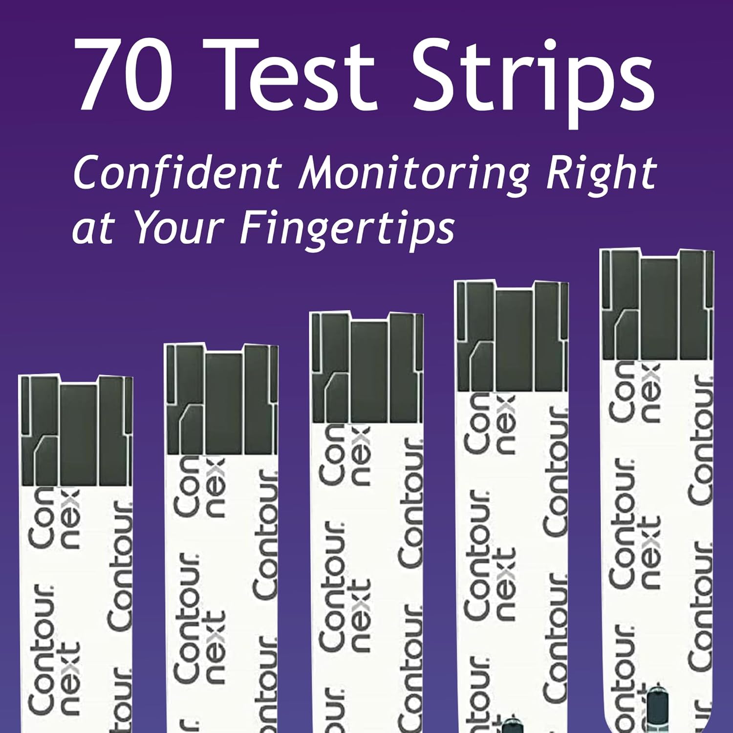 Contour Next Blood Glucose Test Strips (7278), 70 Test Strips
