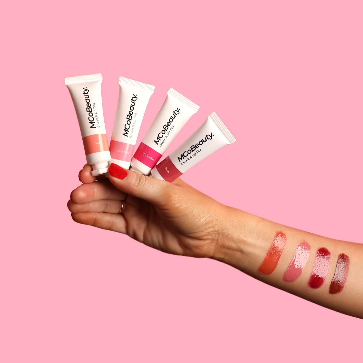 MCoBeauty Cheek & Lip Tint, Dewy/Glossy Finish - Tango (Orange)