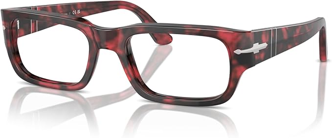 Persol PO3347V 1212 Eyewear Frames - Red Havana, 55/20/145