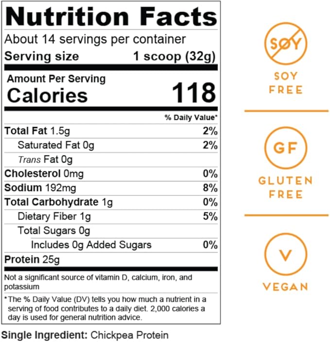 Green Boy Chickpea Plant-Based Protein Powder - 1lb