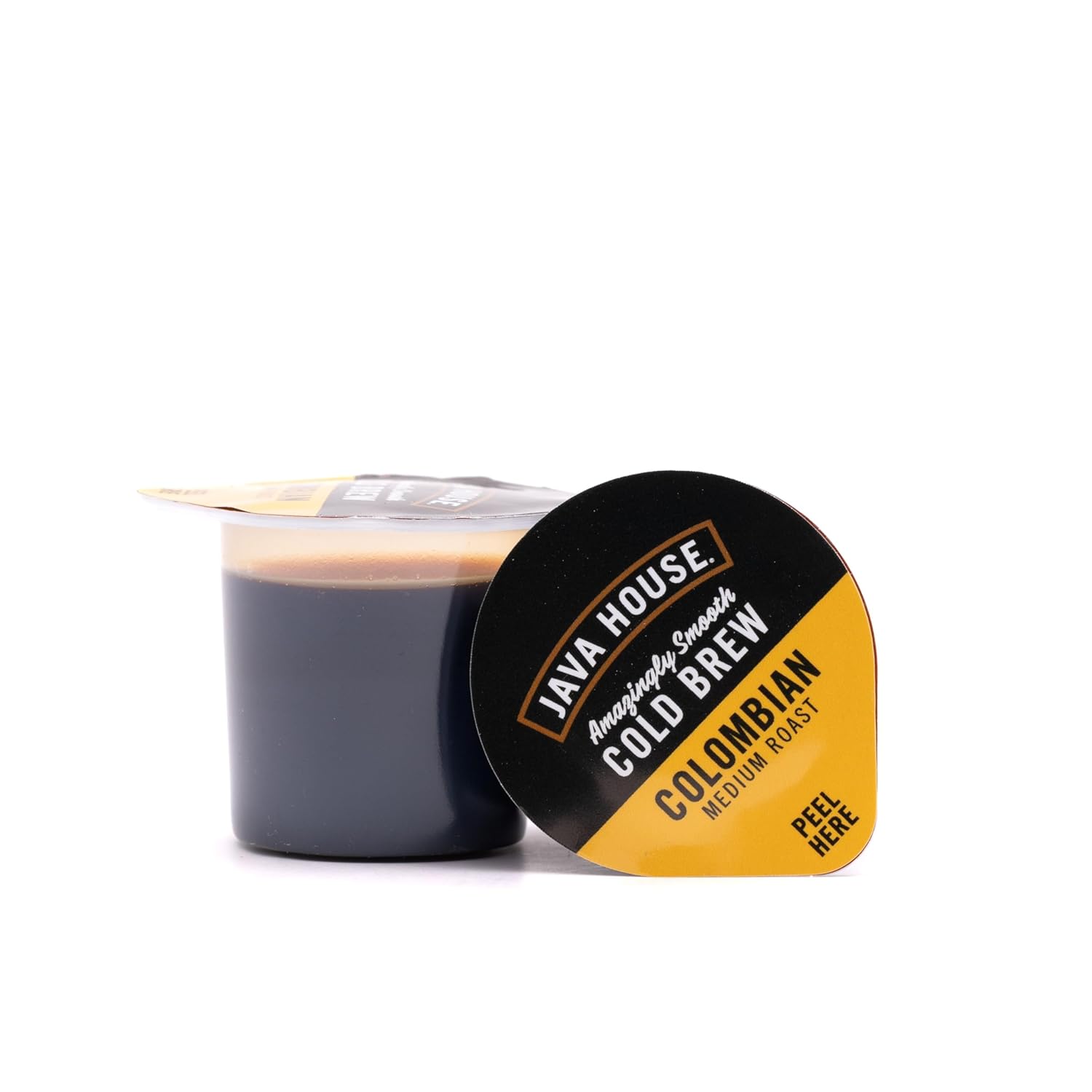 Java House Cold Brew Colombian Medium Roast Coffee Concentrate Liquid Pods - 1.35 fl. oz. (36 Count)