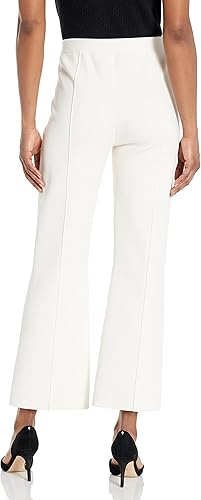 Theory Women's Compact Crepe Pull On Flared Pants - Wax, Size L