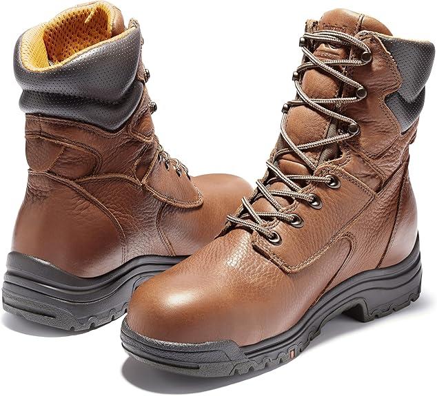Timberland PRO Men's Barstow Wedge Alloy Steel Toe Work Boot - Cappuccino Brown - Size 11 Wide