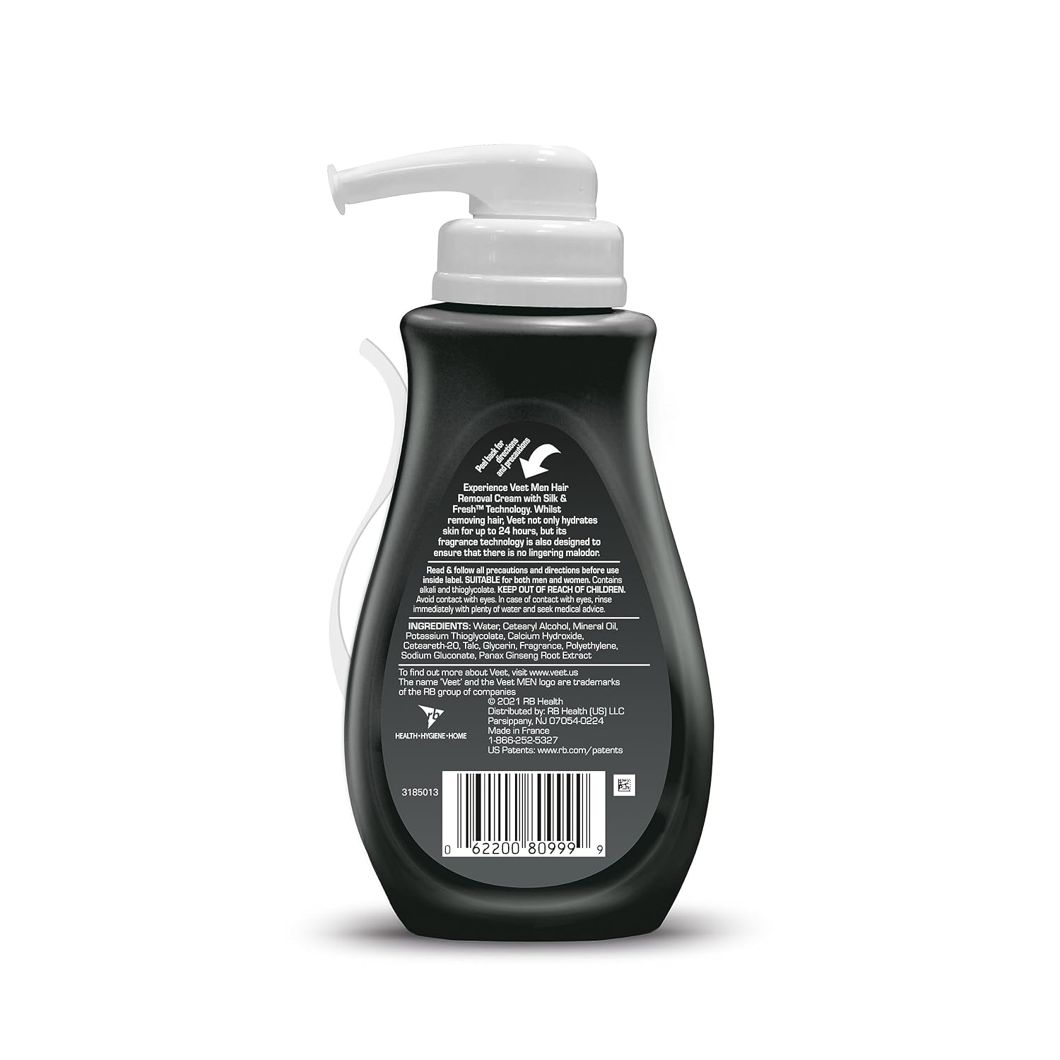 Veet Men Hair Removal Cream for Chest & Body, Sensitive Skin - 13.5 fl. oz.