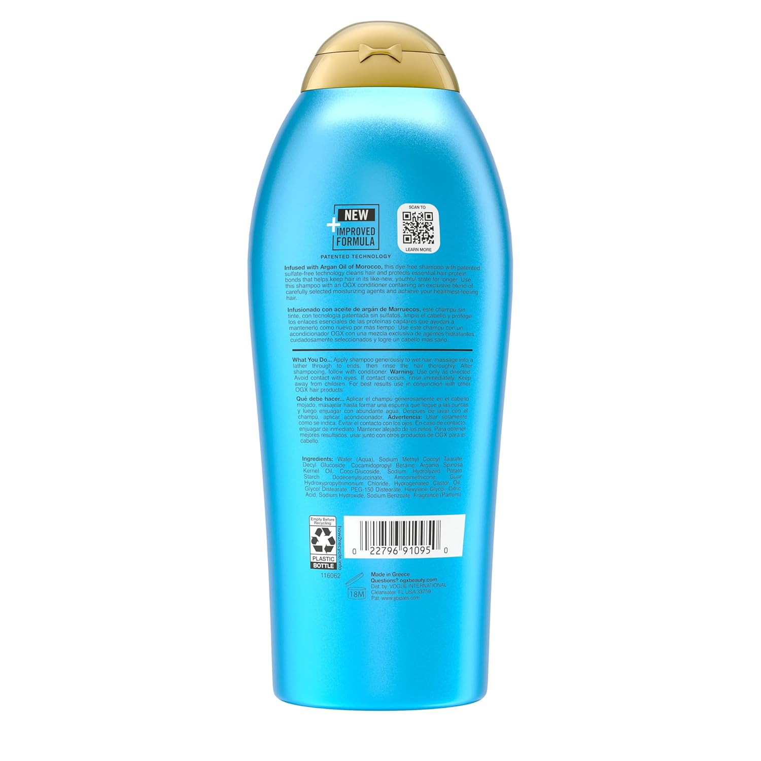 OGX Renewing + Argan Oil of Morocco Shampoo, 25.4 fl. oz.