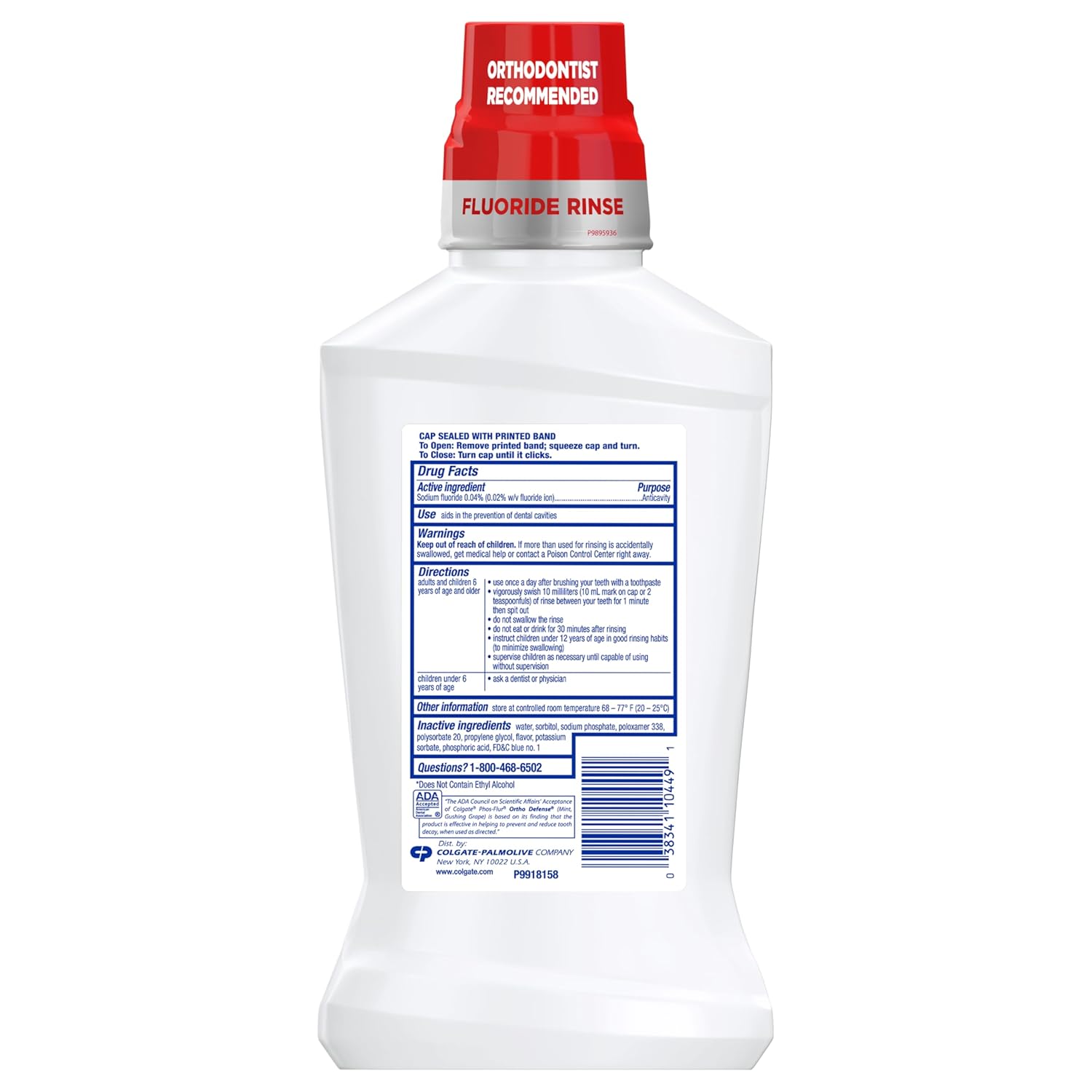 Colgate Phos-Flur Ortho Defense Mouthwash - Mint, 16.9 fl. oz.