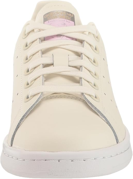 adidas Originals Women's Stan Smith Sneakers - Off White/Wonder Beige/Silver Metallic, Size 10