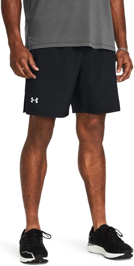 Under Armour Men's Launch Run 7 Shorts - Black/Reflective, Size Small