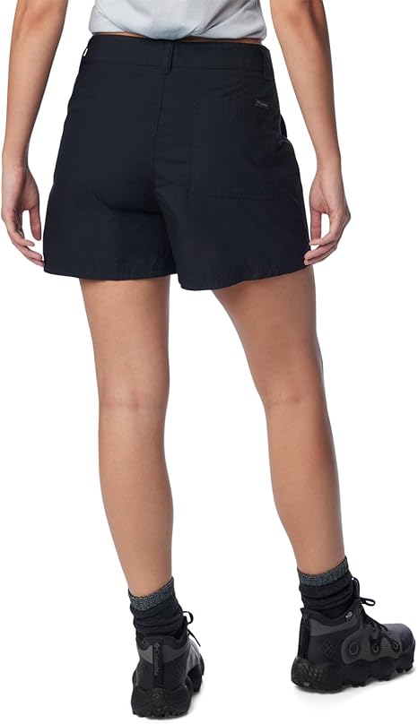 Columbia Women's Holly Hideaway Washed Out Shorts - Black, Size 2 Long