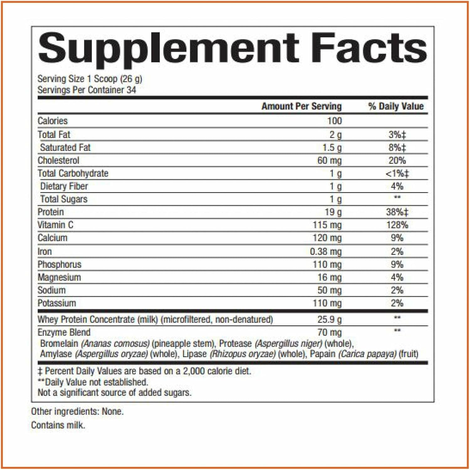 Natural Factors Whey Factors Grass-Fed Whey Protein Powder - Unflavored, 2 lb.