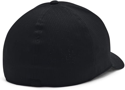 Under Armour Unisex Iso-Chill ArmourVent FlexFit Cap - Black/Castelrock, M/L