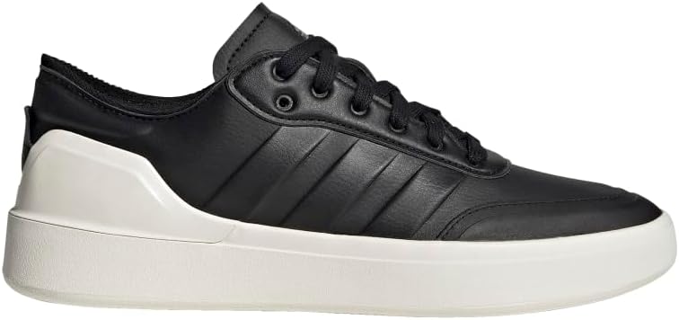 adidas Women's Court Revival Lace-Up Sneakers - Black/Chalk White, Size 8.5