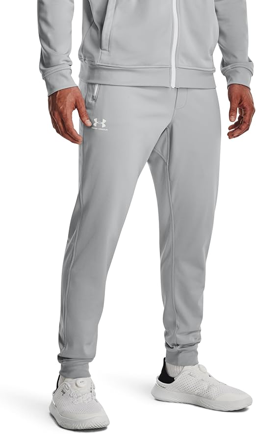 Under Armour Men's Sportstyle Tricot Joggers - Mod Gray, Size Medium