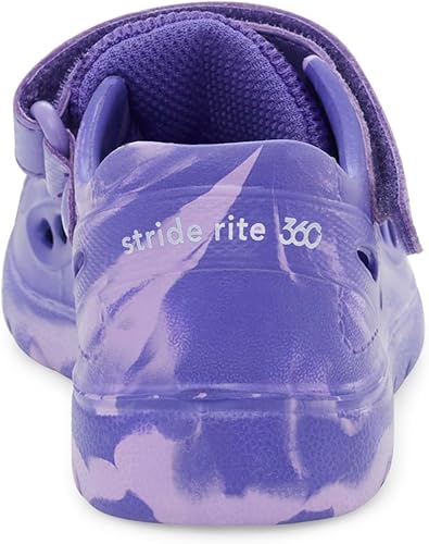 Stride Rite 360 Kid's Oceano Sandal - Purple Swirl, Size 12 Little Kid