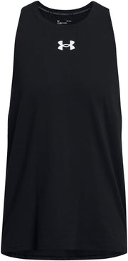 Under Armour Men's Baseline Tank Top - Black/White, Size XL
