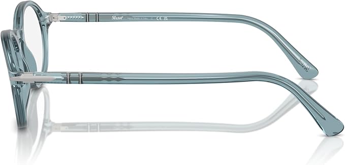 Persol Women's PO3351V 1204 Eyewear Frames - Transparent Blue, 52/21/145