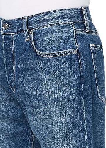 AllSaints Men's Reid Regular Fit Jeans - Indigo Blue, 28W x 32L