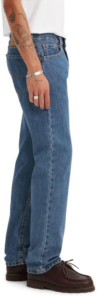Levi's Men's 505 Regular Fit Jeans, Medium Stonewash - 34W x 34L
