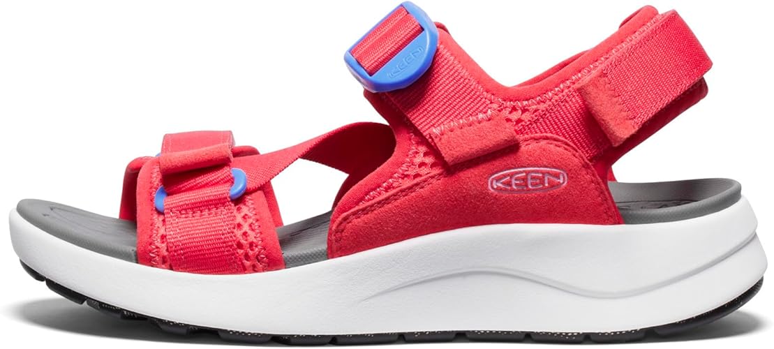 KEEN Women's Elle Sport Backstrap Shoes - Cayenne/Marina, Size 5.5