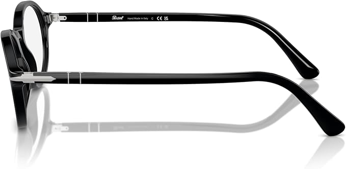 Persol Unisex Adult PO3351V 95 Eyewear Frames - Black, 52/21/145