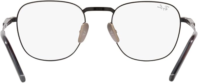 Ray-Ban Unisex Rx8258V Frank Eyewear Frames - Shiny Black, 48mm