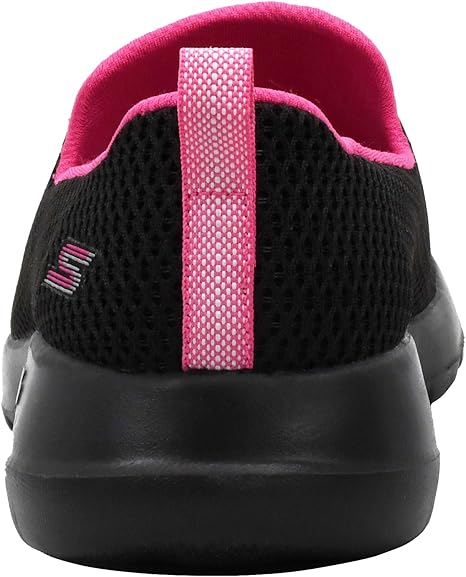 Skechers Women's Go Walk Joy Cushioning Sneakers - Black/Hot Pink, Size 9 Wide