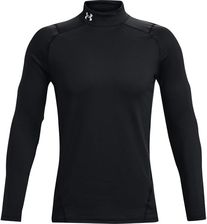 Under Armour Men's ColdGear Armour Fitted Mock - Black, Size Medium