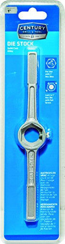 Century Drill Solid Die Stock, 1-Inch Non-Adjustable Tool (98504)