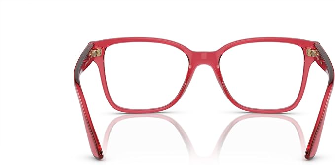 Vogue Women's VO5452 3084 Eyewear Frames - Transparent Red, 53/17/140