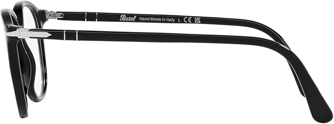 Persol Unisex Adults PO3317V 95 Eyewear Frames - Black, 53/19/145