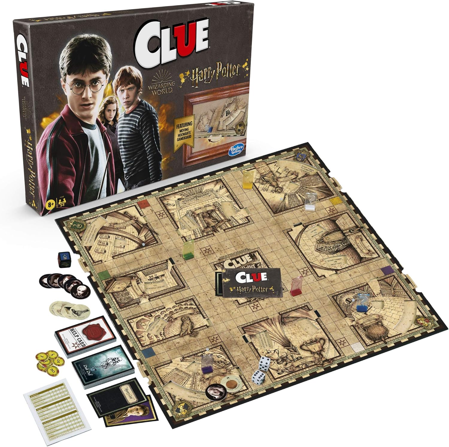 Hasbro Gaming Clue: Wizarding World Harry Potter Edition Mystery Board Game