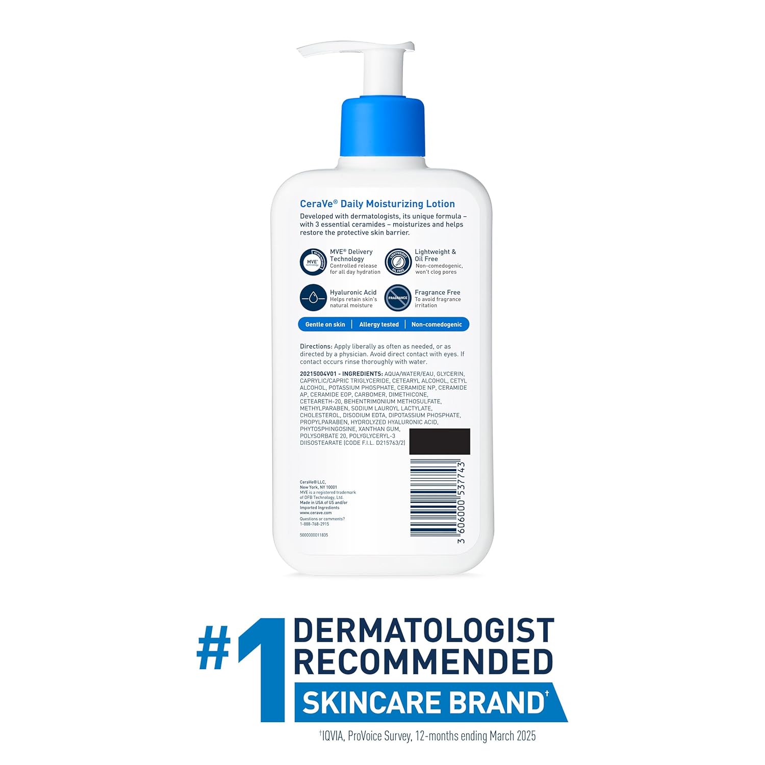 CeraVe Daily Moisturizing Lotion for Normal to Dry Skin, Lightweight - 19 fl. oz.