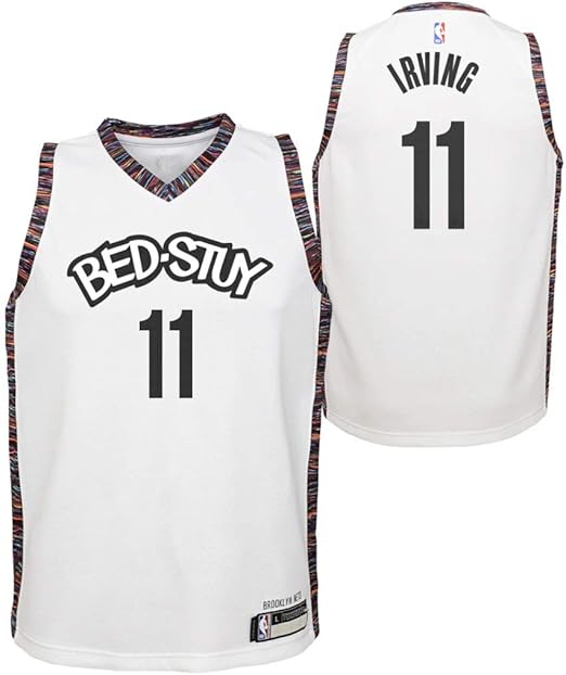 Outerstuff NBA Toddler Official Replica Home Alternate Road Player Jersey - Kyrie Irving Brooklyn Nets City Edition, Size 3T